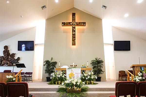 A photo of the church chapel